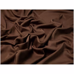 Minerva Soft Ponte Roma Double Stretch Knit Fabric - per metre - Mid Brown