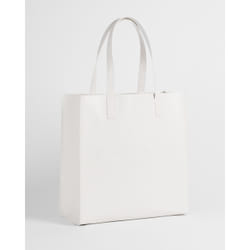Ted Baker Croccon Polyurethane White Woman Tote bag
