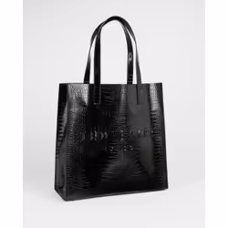 Ted Baker Croccon, Woman, Tote bag, 1 pockets, Black, Monochromatic, Black