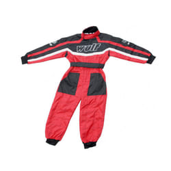 Wulfsport Cub Blue Kids Motocross Motorbike Kart Race Suit - Red, L