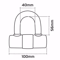 Oxford HD MAX Security disc lock - black
