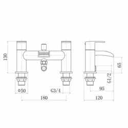 Waterfall Bath Shower Mixer Tap Chrome Hand Held Shower Head