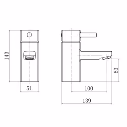 Basin Sink Mixer Tap Chrome Modern Bathroom Faucet