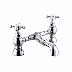 Traditional Bathroom Chrome Bath Filler Mixer Tap Bath Shower Solid Brass Faucets