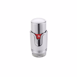 Chrome TRV Straight Thermostatic Radiator Valve For Towel Rails 15mm x 1/2"