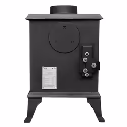 4.5KW Multifuel Stove Defra Approved Heating Fireplace Cast Iron Black Eco Design