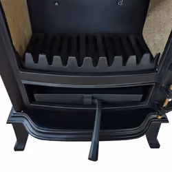5KW Multifuel Stove Cast Iron Wood Burning Log Burner Fireplace Black Defra Eco Design