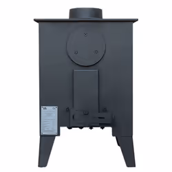 5KW Multifuel Stove Log Wood Burner Heating Fireplace Black Defra Approved Eco Design