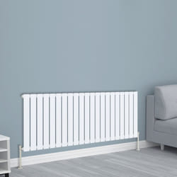 NRG Horizontal Vertical Flat Panel Designer Radiator Central Heating Radiator Rads - 600x1428mm Single, White