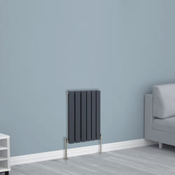 NRG Horizontal Vertical Flat Panel Designer Radiator Central Heating Radiator Rads - 600x408mm Double, Anthracite