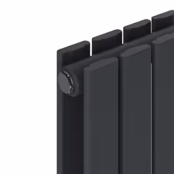 NRG Horizontal Vertical Flat Panel Designer Radiator Central Heating Radiator Rads - 600x408mm Double, Anthracite