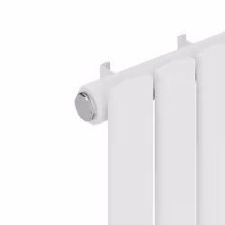 NRG Horizontal Vertical Flat Panel Designer Radiator Central Heating Radiator Rads - 1600x272mm Single, White
