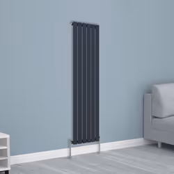 NRG Horizontal Vertical Flat Panel Designer Radiator Central Heating Radiator Rads - 1600x408mm Single, Anthracite