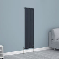 NRG Horizontal Vertical Flat Panel Designer Radiator Central Heating Radiator Rads - 1600x408mm Single, Anthracite
