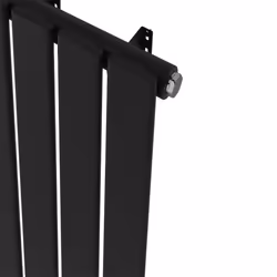 NRG Horizontal Vertical Flat Panel Designer Radiator Central Heating Radiator Rads - 1600x680mm Single, Black
