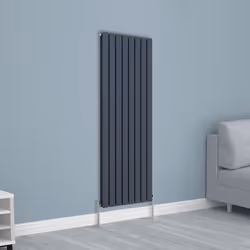 NRG Horizontal Vertical Flat Panel Designer Radiator Central Heating Radiator Rads - 1600x544mm Double, Anthracite