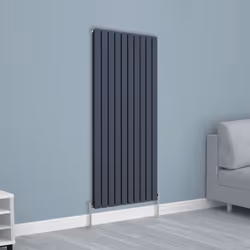 NRG Horizontal Vertical Flat Panel Designer Radiator Central Heating Radiator Rads - 1600x680mm Double, Anthracite