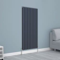 NRG Horizontal Vertical Flat Panel Designer Radiator Central Heating Radiator Rads - 1600x680mm Double, Anthracite