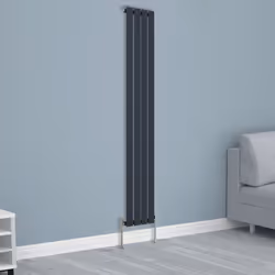 NRG Horizontal Vertical Flat Panel Designer Radiator Central Heating Radiator Rads - 1800x272mm Single, Anthracite