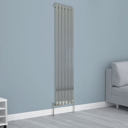 NRG Horizontal Vertical Flat Panel Designer Radiator Central Heating Radiator Rads - 1800x408mm Single, Chrome
