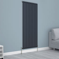 NRG Horizontal Vertical Flat Panel Designer Radiator Central Heating Radiator Rads - 1800x680mm Single, Anthracite