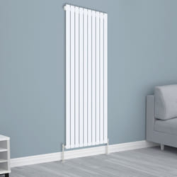 NRG Horizontal Vertical Flat Panel Designer Radiator Central Heating Radiator Rads - 1800x680mm Single, White
