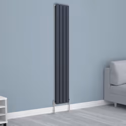 NRG Horizontal Vertical Flat Panel Designer Radiator Central Heating Radiator Rads - 1800x272mm Double, Anthracite