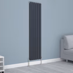 NRG Horizontal Vertical Flat Panel Designer Radiator Central Heating Radiator Rads - 1800x408mm Double, Anthracite