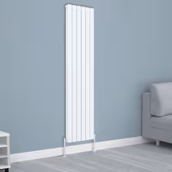 NRG Horizontal Vertical Flat Panel Designer Radiator Central Heating Radiator Rads - 1800x408mm Double, White