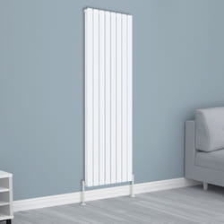 NRG Horizontal Vertical Flat Panel Designer Radiator Central Heating Radiator Rads - 1800x544mm Double, White
