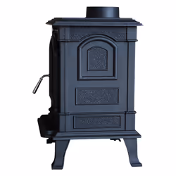 8KW Woodburning Stove Cast Iron Log Burner Fireplace Eco Design Dafra Approved Black