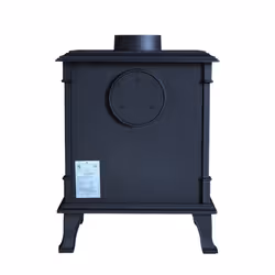 8KW Woodburning Stove Cast Iron Log Burner Fireplace Eco Design Dafra Approved Black