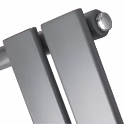NRG Flat Panel Heated Towel Rail Bathroom Rad Radiator Anthracite - 800x450mm
