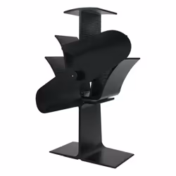 Lincsfire 2 Blades Heat Powered Stove Fan Warm Air Circulating Eco Friendly for Wood/Log Burner/Fireplace