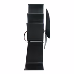 Lincsfire 2 Blades Heat Powered Stove Fan Warm Air Circulating Eco Friendly for Wood/Log Burner/Fireplace