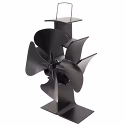 Lincsfire Heat Powered 4 Blade Stove Fan for Fireplace Eco Friendly and Efficient Heat Circulation