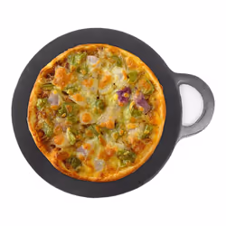 NRG Cast Iron Pizza Pan Griddle Plate Enamel Round Pan 27cm