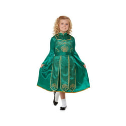 Girls Irish Dancer Fancy Dress Costume Age 4-6