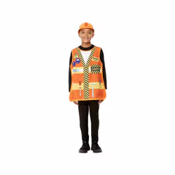 Boys Builder Fancy Dress Kit One Size