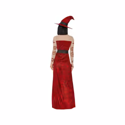 Womens Satanic Witch Fancy Dress Costume (Size 16-18)