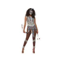 Mens Deluxe Dark Spirit Western Cowboy Fancy Dress Costume (Medium)