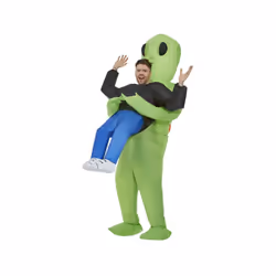 Adults Inflatable Alien Abduction Fancy Dress Costume (One Size)