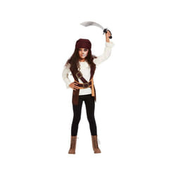Girls Dark Spirit Pirate Fancy Dress Costume (Age 4-6)