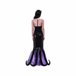 Womens Evil Sea Witch Fancy Dress Costume (Size 12-14)