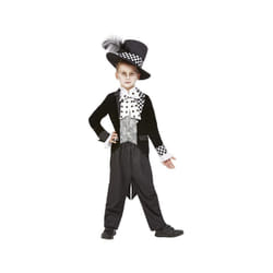 Boys Dark Mad Hatter Fancy Dress Costume (Age 4-6)
