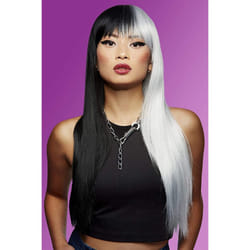 Smiffys Officially Licensed Manic Panic Raven Virgin Downtown Diva Wig