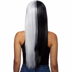 Smiffys Officially Licensed Manic Panic Raven Virgin Downtown Diva Wig