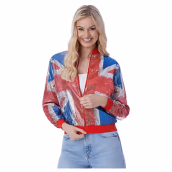 Jubilee Union Jack Bomber Jacket - Small