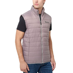 Bench Mens Bullard Lightweight Padded High Neck Warm Winter Bodywarmer Gilet - XL, Charcoal