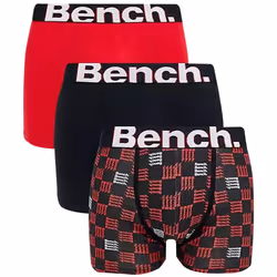 Bench Mens Boxers Shorts Under Pant Gift Set 3Pack - 3 Pack Assorted - Jenkins, XL